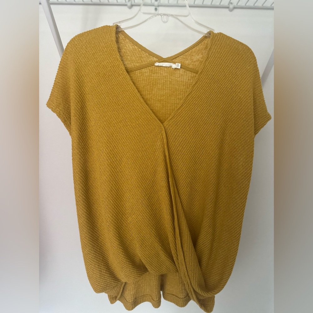 Mustard slouch sweater